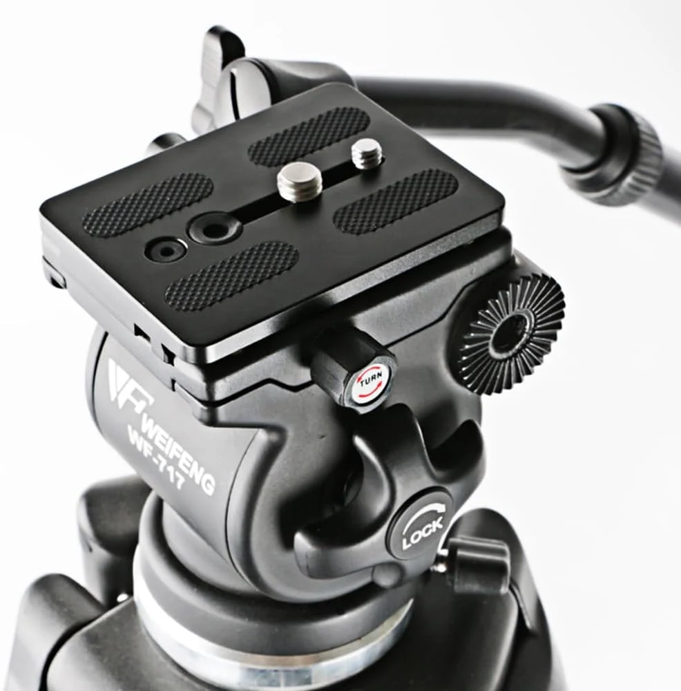 AECAM - صفحه نصب سریع دوربین، صفحه نصب هد سیال، صفحه سه پایه برای سه پایه Weifeng 717 EI-717A (2 عدد) AECAM - صفحه نصب سریع دوربین، صفحه نصب هد سیال، صفحه سه پایه برای سه پایه Weifeng 717 EI-717A (2 عدد)