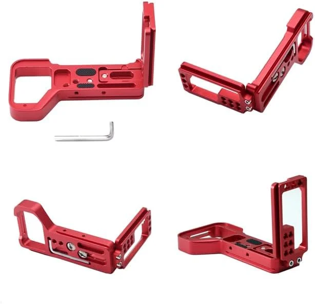 AECAM - صفحه سه پایه L عمودی با رهاسازی سریع و قابل گسترش برای دوربین های اندروید A7R IV ILCE-7RM4 A7R4A A1 A9II (قرمز قابل گسترش) AECAM - صفحه سه پایه L عمودی با رهاسازی سریع و قابل گسترش برای دوربین های اندروید A7R IV ILCE-7RM4 A7R4A A1 A9II (قرمز قابل گسترش)