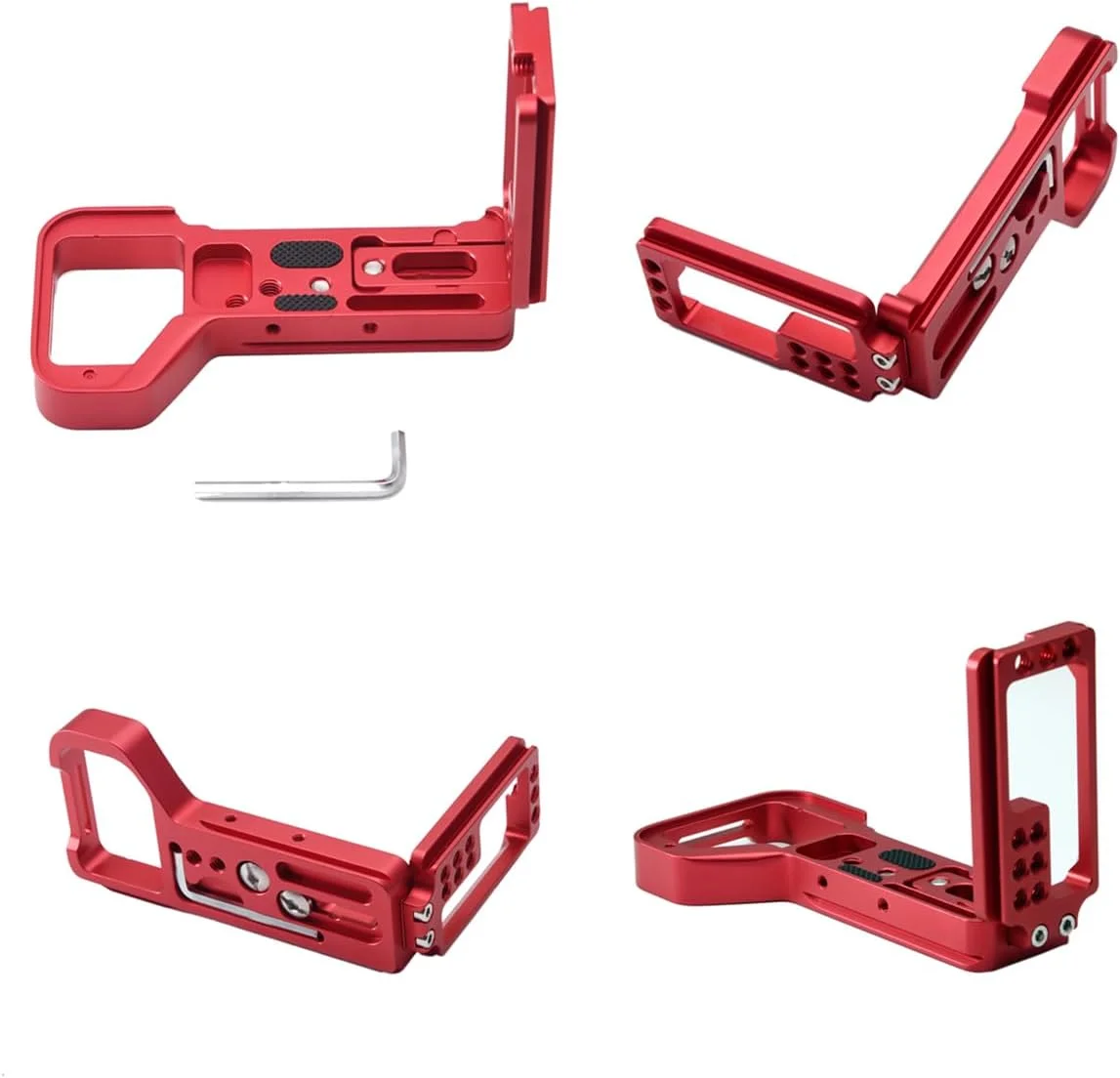 AECAM - صفحه سه پایه L عمودی با رهاسازی سریع و قابل گسترش برای دوربین های اندروید A7R IV ILCE-7RM4 A7R4A A1 A9II (قرمز قابل گسترش) AECAM - صفحه سه پایه L عمودی با رهاسازی سریع و قابل گسترش برای دوربین های اندروید A7R IV ILCE-7RM4 A7R4A A1 A9II (قرمز قابل گسترش)