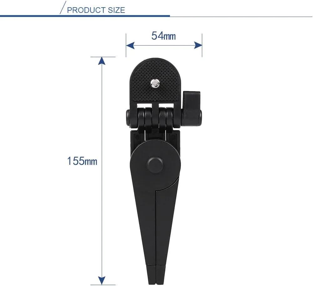AECAM - پایه رومیزی کوچک تاشو ABS، نگهدارنده تلفن همراه، سه پایه مناسب برای دوربین، تلفن های همراه، لوازم جانبی GOPRO (مجموعه D) AECAM - پایه رومیزی کوچک تاشو ABS، نگهدارنده تلفن همراه، سه پایه مناسب برای دوربین، تلفن های همراه، لوازم جانبی GOPRO (مجموعه D)