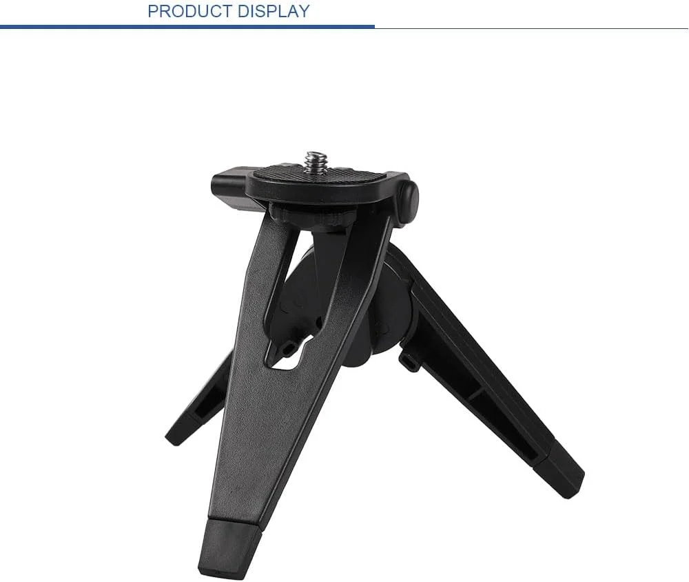 AECAM - پایه رومیزی کوچک تاشو ABS، نگهدارنده تلفن همراه، سه پایه مناسب برای دوربین، تلفن های همراه، لوازم جانبی GOPRO (مجموعه D) AECAM - پایه رومیزی کوچک تاشو ABS، نگهدارنده تلفن همراه، سه پایه مناسب برای دوربین، تلفن های همراه، لوازم جانبی GOPRO (مجموعه D)