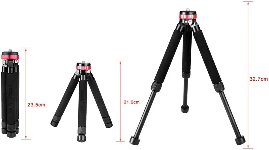 AECAM - سه پایه رومیزی قابل حمل آلیاژ آلومینیوم Manbilys MT-02 برای دوربین های DSLR کانن، نیکون و سونی، دو قسمتی، سه پایه کوچک رومیزی (آبی) AECAM - سه پایه رومیزی قابل حمل آلیاژ آلومینیوم Manbilys MT-02 برای دوربین های DSLR کانن، نیکون و سونی، دو قسمتی، سه پایه کوچک رومیزی (آبی)