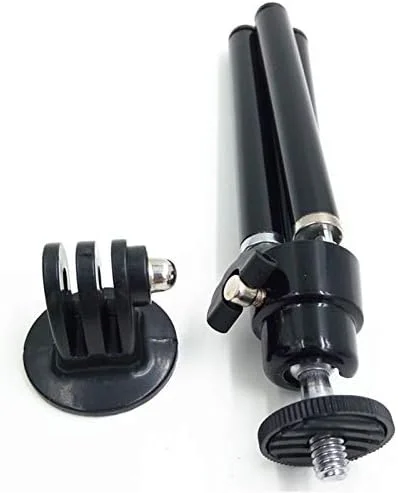 AECAM - سه پایه تاشو کوچک برای دوربین های اکشن Hero 5 4 و دوربین های مشابه، پایه سه پایه و آداپتورهای تک پایه برای دوربین های Xiaomis Yi 4K SJCAMs Sj4000 Eken (طلایی) AECAM - سه پایه تاشو کوچک برای دوربین های اکشن Hero 5 4 و دوربین های مشابه، پایه سه پایه و آداپتورهای تک پایه برای دوربین های Xiaomis Yi 4K SJCAMs Sj4000 Eken (طلایی)