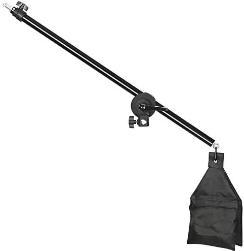 AECAM - پایه نگهدارنده نور 2 متری استودیو عکس با بازوی بوم اهرمی 135 سانتی متری و کیسه شن خالی برای نورپردازی سافت باکس عکاسی (پایه اهرمی) AECAM - پایه نگهدارنده نور 2 متری استودیو عکس با بازوی بوم اهرمی 135 سانتی متری و کیسه شن خالی برای نورپردازی سافت باکس عکاسی (پایه اهرمی)