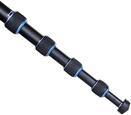 AECAM - سه پایه دوربین آلومینیومی حرفه ای قابل حمل Manbilys A-222+M-1 به همراه تک پایه های ویدیویی برای دوربین های کانن، نیکون، DSLR، گوپرو و سونی (نقره ای) AECAM - سه پایه دوربین آلومینیومی حرفه ای قابل حمل Manbilys A-222+M-1 به همراه تک پایه های ویدیویی برای دوربین های کانن، نیکون، DSLR، گوپرو و سونی (نقره ای)