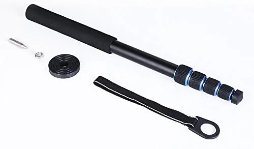 AECAM - سه پایه دوربین آلومینیومی حرفه ای قابل حمل Manbilys A-222+M-1 به همراه تک پایه های ویدیویی برای دوربین های کانن، نیکون، DSLR، گوپرو و سونی (نقره ای) AECAM - سه پایه دوربین آلومینیومی حرفه ای قابل حمل Manbilys A-222+M-1 به همراه تک پایه های ویدیویی برای دوربین های کانن، نیکون، DSLR، گوپرو و سونی (نقره ای)