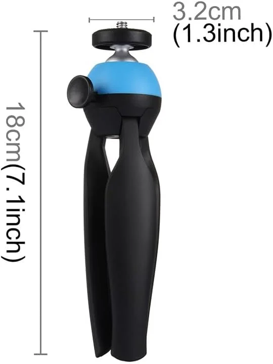 AECAM - سه پایه کوچک جدید با نگهدارنده تلفن برای تلفن های آیفون، شیائومی، سامسونگ و اندروید، پایه سه پایه قابل حمل برای دوربین های GOPRO، Hero DV و دوربین های SLR (زرد) AECAM - سه پایه کوچک جدید با نگهدارنده تلفن برای تلفن های آیفون، شیائومی، سامسونگ و اندروید، پایه سه پایه قابل حمل برای دوربین های GOPRO، Hero DV و دوربین های SLR (زرد)