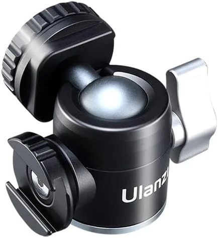 AECAM - هد سه پایه فلزی ULANZI مدل U-60 U-70 با قابلیت چرخش و شیب و دو پایه نور سرد مناسب برای ولاگ AECAM - هد سه پایه فلزی ULANZI مدل U-60 U-70 با قابلیت چرخش و شیب و دو پایه نور سرد مناسب برای ولاگ