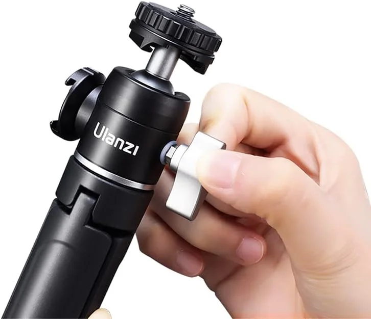 AECAM - سه پایه سبک و قابل افزایش طول ULANZI U-Vlog Lite با دو پایه نور سرد و سر توپی برای تلفن های هوشمند، دوربین های SONY، Canon و NIKON DSLR AECAM - سه پایه سبک و قابل افزایش طول ULANZI U-Vlog Lite با دو پایه نور سرد و سر توپی برای تلفن های هوشمند، دوربین های SONY، Canon و NIKON DSLR