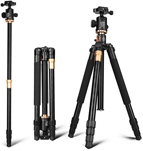 AECAM - سه پایه افقی دوربین حرفه ای، سه پایه تخت 61 اینچی قابل حمل و انعطاف پذیر برای دوربین های DSLR کانن، نیکون و سونی AECAM - سه پایه افقی دوربین حرفه ای، سه پایه تخت 61 اینچی قابل حمل و انعطاف پذیر برای دوربین های DSLR کانن، نیکون و سونی