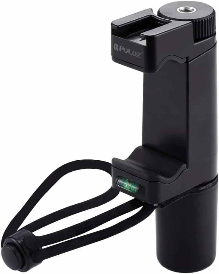 نگهدارنده دستی گوشی با بند مچی و کفشک سرد برای ضبط ویدیو، فیلمبرداری میکرو، مینی سه پایه برای گوشی های هوشمند نگهدارنده دستی گوشی با بند مچی و کفشک سرد برای ضبط ویدیو، فیلمبرداری میکرو، مینی سه پایه برای گوشی های هوشمند