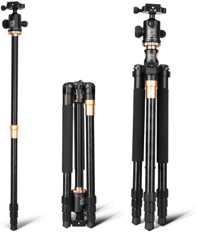 AECAM - سه پایه افقی دوربین حرفه ای، سه پایه تخت 61 اینچی قابل حمل و انعطاف پذیر برای دوربین های DSLR کانن، نیکون و سونی AECAM - سه پایه افقی دوربین حرفه ای، سه پایه تخت 61 اینچی قابل حمل و انعطاف پذیر برای دوربین های DSLR کانن، نیکون و سونی