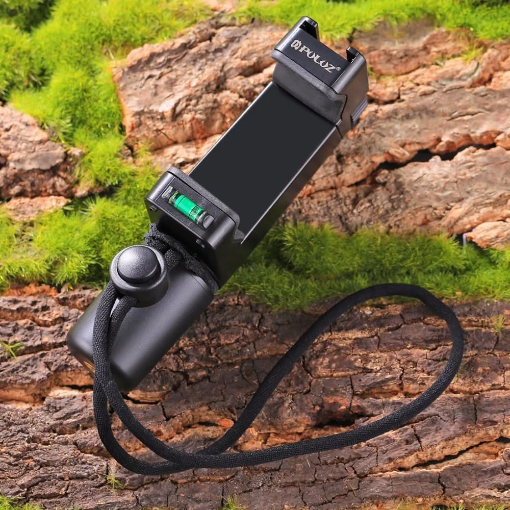 نگهدارنده دستی گوشی با بند مچی و کفشک سرد برای ضبط ویدیو، فیلمبرداری میکرو، مینی سه پایه برای گوشی های هوشمند نگهدارنده دستی گوشی با بند مچی و کفشک سرد برای ضبط ویدیو، فیلمبرداری میکرو، مینی سه پایه برای گوشی های هوشمند