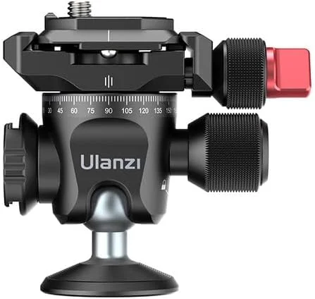 AECAM - سه پایه فیبر کربنی تاشو ULANZI MT-28 با سر توپی فلزی، دارای کفشک سرد و پیچ 1/4، سه پایه قابل حمل برای ولاگ (U-120)