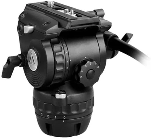 AECAM - سه پایه فیبر کربنی دو مرحله ای E-Image EG06FC2 به همراه هد GH06F، مناسب برای دوربین ها و تجهیزات جانبی تا وزن 6 کیلوگرم (GH06F)