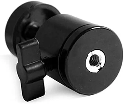 سه پایه مینی توپی سر سه سوراخه چرخان 360 درجه دوربین با پیچ 1/4 برای پایه و لوازم جانبی دوربین سه پایه مینی توپی سر سه سوراخه چرخان 360 درجه دوربین با پیچ 1/4 برای پایه و لوازم جانبی دوربین