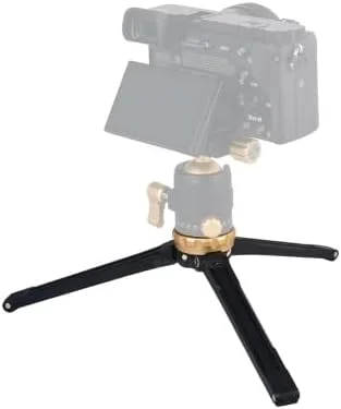 AECAM - سه پایه مسافرتی کوچک و جمع و جور آلومینیومی CNC برای دوربین، سه پایه رومیزی برای NIKONs Canons Pentaxs SONYs DSLR DV (نارنجی) AECAM - سه پایه مسافرتی کوچک و جمع و جور آلومینیومی CNC برای دوربین، سه پایه رومیزی برای NIKONs Canons Pentaxs SONYs DSLR DV (نارنجی)