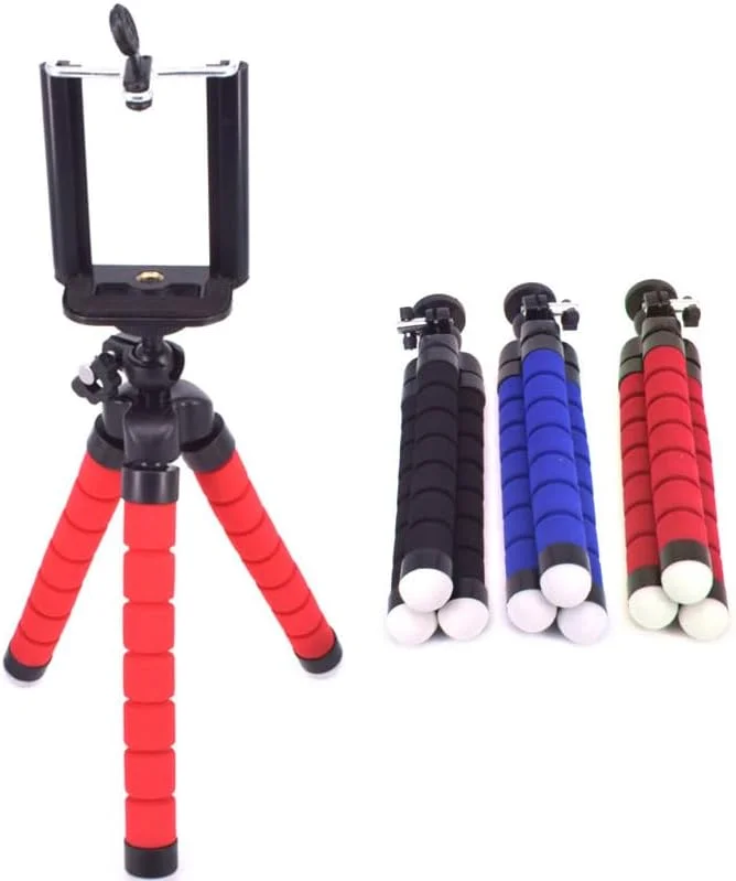 AECAM - آداپتورهای اتصال سه پایه اختاپوسی گیره نگهدارنده موبایل برای دوربین های اکشن GOPROs Hero 3 4 5 6 7 SJCAMs SJ8 EKEN H9 Xiaomis Yi Mjia 4K (سه پایه اختاپوسی مشکی) AECAM - آداپتورهای اتصال سه پایه اختاپوسی گیره نگهدارنده موبایل برای دوربین های اکشن GOPROs Hero 3 4 5 6 7 SJCAMs SJ8 EKEN H9 Xiaomis Yi Mjia 4K (سه پایه اختاپوسی مشکی)