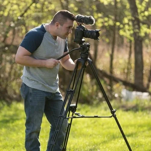 AECAM - سه پایه فیبر کربنی دو مرحله ای E-Image EG06FC2 به همراه هد GH06F، مناسب برای دوربین ها و تجهیزات جانبی تا وزن 6 کیلوگرم (GH06F) AECAM - سه پایه فیبر کربنی دو مرحله ای E-Image EG06FC2 به همراه هد GH06F، مناسب برای دوربین ها و تجهیزات جانبی تا وزن 6 کیلوگرم (GH06F)