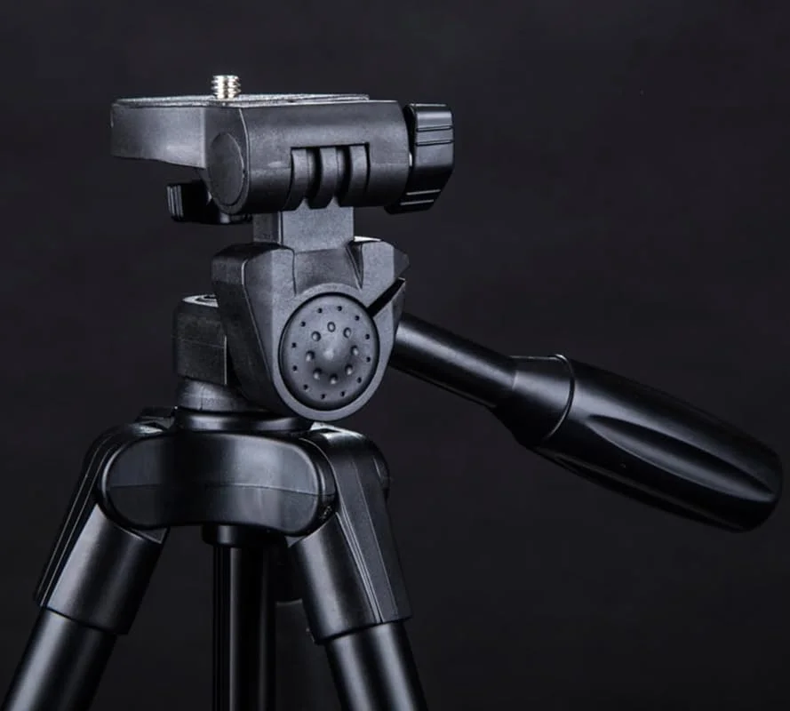 سه پایه آلومینیومی AECAM - 5228 با سر سه طرفه و ریموت بلوتوث + گیره برای دوربین سه پایه آلومینیومی AECAM - 5228 با سر سه طرفه و ریموت بلوتوث + گیره برای دوربین