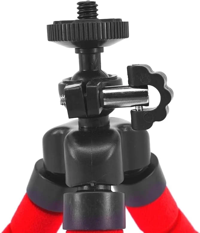 AECAM - آداپتورهای اتصال سه پایه اختاپوسی گیره نگهدارنده موبایل برای دوربین های اکشن GOPROs Hero 3 4 5 6 7 SJCAMs SJ8 EKEN H9 Xiaomis Yi Mjia 4K (سه پایه اختاپوسی مشکی) AECAM - آداپتورهای اتصال سه پایه اختاپوسی گیره نگهدارنده موبایل برای دوربین های اکشن GOPROs Hero 3 4 5 6 7 SJCAMs SJ8 EKEN H9 Xiaomis Yi Mjia 4K (سه پایه اختاپوسی مشکی)