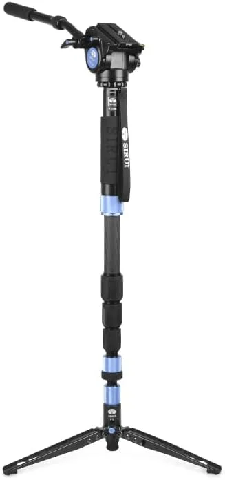 AECAM - سه پایه دوربین عکاسی دیجیتال Sirui P424S+VH10 سبک وزن حداکثر 202 سانتی متر 12 کیلوگرم پایه+هد AECAM - سه پایه دوربین عکاسی دیجیتال Sirui P424S+VH10 سبک وزن حداکثر 202 سانتی متر 12 کیلوگرم پایه+هد