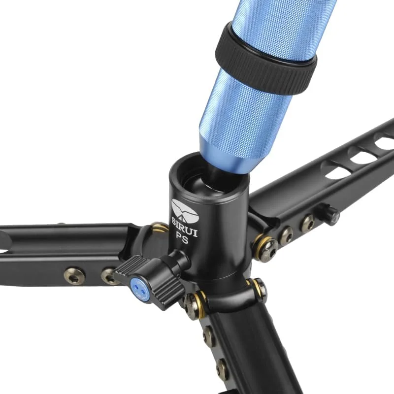 AECAM - سه پایه دوربین عکاسی دیجیتال Sirui P424S+VH10 سبک وزن حداکثر 202 سانتی متر 12 کیلوگرم پایه+هد