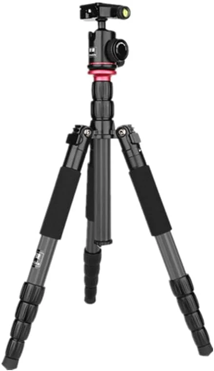 AECAM - سه پایه فیبر کربنی حرفه ای برای دوربین های دیجیتال، سه پایه قابل حمل مناسب برای مسافرت، سری با کیفیت، پایه دوربین 153 سانتی متر