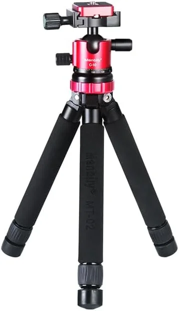 AECAM - سه پایه آلومینیومی کوچک رومیزی Manbilys MT-02 برای دوربین های بدون آینه، تلفن همراه، دوربین های فشرده و تلفن AECAM - سه پایه آلومینیومی کوچک رومیزی Manbilys MT-02 برای دوربین های بدون آینه، تلفن همراه، دوربین های فشرده و تلفن