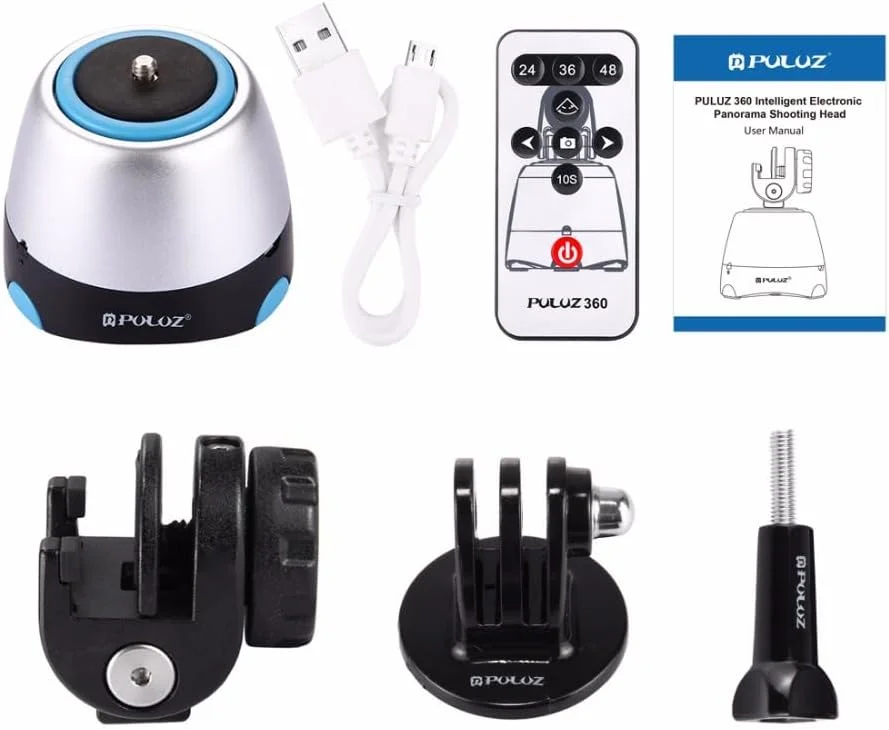 AECAM - سر سه پایه چرخان الکترونیکی 360 درجه با کنترل از راه دور، مناسب برای تلفن های هوشمند، دوربین های GOPRO و DSLR (قرمز - بسته بندی خرده فروشی) AECAM - سر سه پایه چرخان الکترونیکی 360 درجه با کنترل از راه دور، مناسب برای تلفن های هوشمند، دوربین های GOPRO و DSLR (قرمز - بسته بندی خرده فروشی)