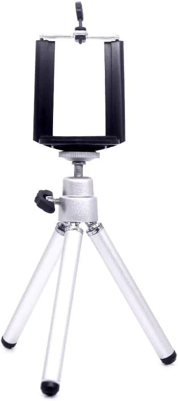 AECAM - Fhx-HT398 سه پایه کوچک هوشمند برای آیفون، سه پایه برای دوربین موبایل، پایه نگهدارنده سه پایه با گیره نگهدارنده تلفن همراه (بدون جعبه)