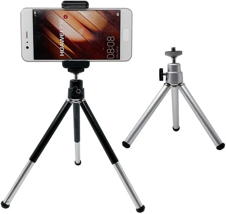 AECAM - Fhx-HT398 سه پایه کوچک هوشمند برای آیفون، سه پایه برای دوربین موبایل، پایه نگهدارنده سه پایه با گیره نگهدارنده تلفن همراه (بدون جعبه)
