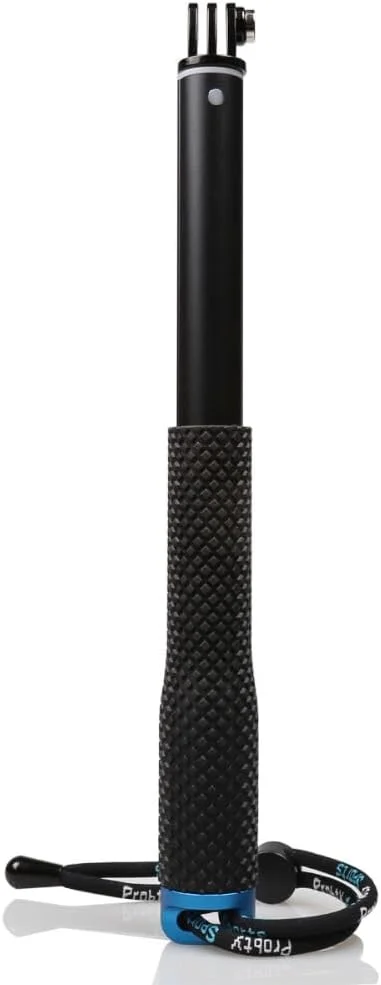 AECAM - مونوپاد میله سلفی 37 اینچی برای موج سواری و غواصی GoPro Hero9، مناسب برای GOPROs 9 Hero 8 6 5 SJCAMs SJ4000 و Xiaomis Yi 4K (آبی)