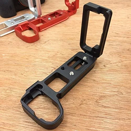 AECAM - براکت صفحه سه پایه رهاسازی سریع عمودی L شکل قابل گسترش برای Androids A7 III / A7R III / A9 / ILCE-9 ILCE-A7M3 ILCE-A7RM3 (قرمز) AECAM - براکت صفحه سه پایه رهاسازی سریع عمودی L شکل قابل گسترش برای Androids A7 III / A7R III / A9 / ILCE-9 ILCE-A7M3 ILCE-A7RM3 (قرمز)