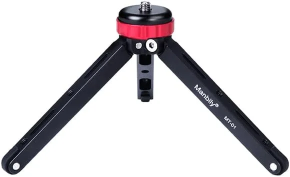 AECAM - سه پایه رومیزی Manbilys MT01 برای تلفن های هوشمند، دوربین های DSLR، آلومینیوم CNC، گیره نگهدارنده تلفن، سر توپی، سه پایه رومیزی کوچک قابل حمل (MT01) AECAM - سه پایه رومیزی Manbilys MT01 برای تلفن های هوشمند، دوربین های DSLR، آلومینیوم CNC، گیره نگهدارنده تلفن، سر توپی، سه پایه رومیزی کوچک قابل حمل (MT01)
