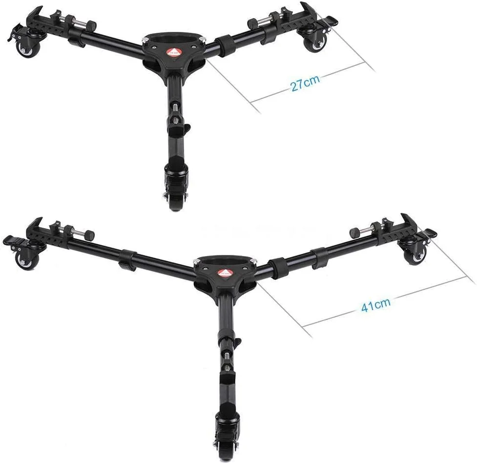 AECAM - چرخ های سه پایه حرفه ای آلیاژ آلومینیوم پایه سه پایه دوربین برای استودیو عکاسی پایه سه پایه برای DSLR VX-600 (VX-600) AECAM - چرخ های سه پایه حرفه ای آلیاژ آلومینیوم پایه سه پایه دوربین برای استودیو عکاسی پایه سه پایه برای DSLR VX-600 (VX-600)