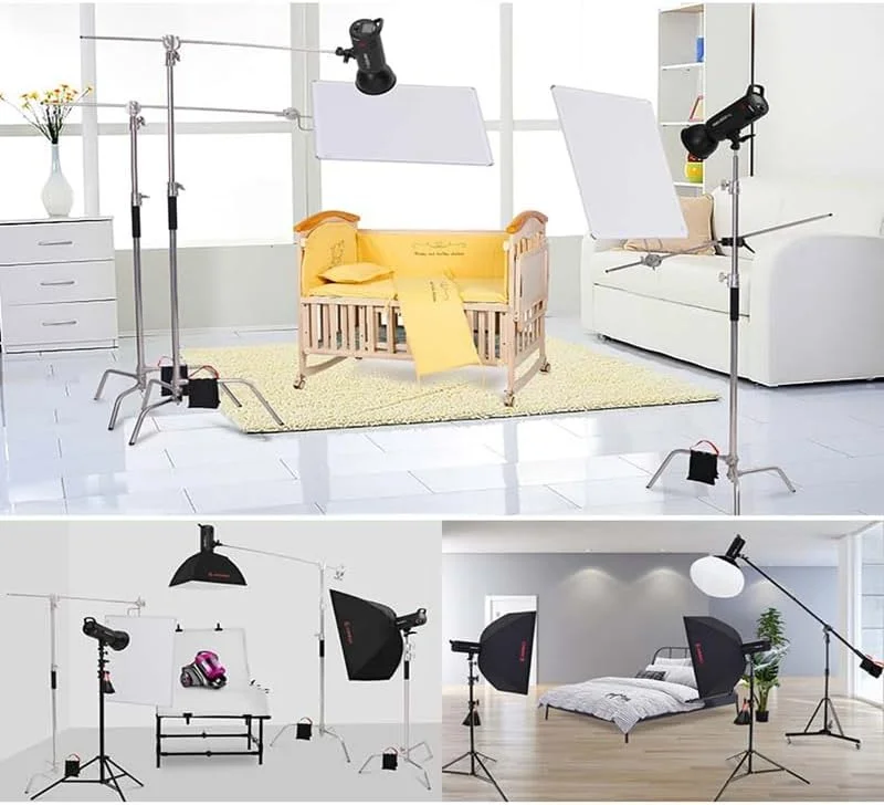 AECAM - کیسه شن زین اسبی برای تجهیزات فیلمبرداری عکاسی، کیسه وزنه شن خالی سنگین برای سه پایه نور استودیوی عکس (2 عدد) AECAM - کیسه شن زین اسبی برای تجهیزات فیلمبرداری عکاسی، کیسه وزنه شن خالی سنگین برای سه پایه نور استودیوی عکس (2 عدد)