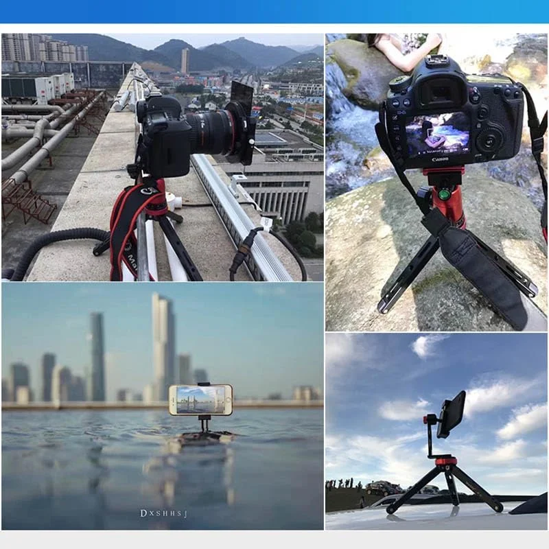 AECAM - سه پایه رومیزی Manbilys MT01 برای تلفن های هوشمند، دوربین های DSLR، آلومینیوم CNC، گیره نگهدارنده تلفن، سر توپی، سه پایه رومیزی کوچک قابل حمل (MT01) AECAM - سه پایه رومیزی Manbilys MT01 برای تلفن های هوشمند، دوربین های DSLR، آلومینیوم CNC، گیره نگهدارنده تلفن، سر توپی، سه پایه رومیزی کوچک قابل حمل (MT01)