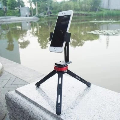 AECAM - سه پایه فلزی آلومینیومی کوچک تلفن هوشمند با سر توپی، سه پایه رومیزی برای تلفن های هوشمند، دوربین های GOPRO، NIKON، Canon، دوربین های DSLR، دوربین DV (آبی) AECAM - سه پایه فلزی آلومینیومی کوچک تلفن هوشمند با سر توپی، سه پایه رومیزی برای تلفن های هوشمند، دوربین های GOPRO، NIKON، Canon، دوربین های DSLR، دوربین DV (آبی)