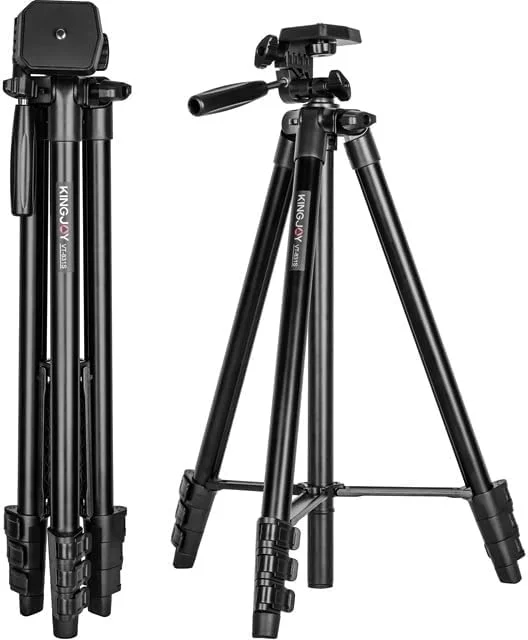 پایه نگهدارنده دوربین و گوشی موبایل AECAM - 60 اینچی سازگار با دوربین های Canon و NIKON DSLR به همراه هولدر تبلت و گوشی موبایل برای پخش زنده و نورپردازی (VT-831S) پایه نگهدارنده دوربین و گوشی موبایل AECAM - 60 اینچی سازگار با دوربین های Canon و NIKON DSLR به همراه هولدر تبلت و گوشی موبایل برای پخش زنده و نورپردازی (VT-831S)