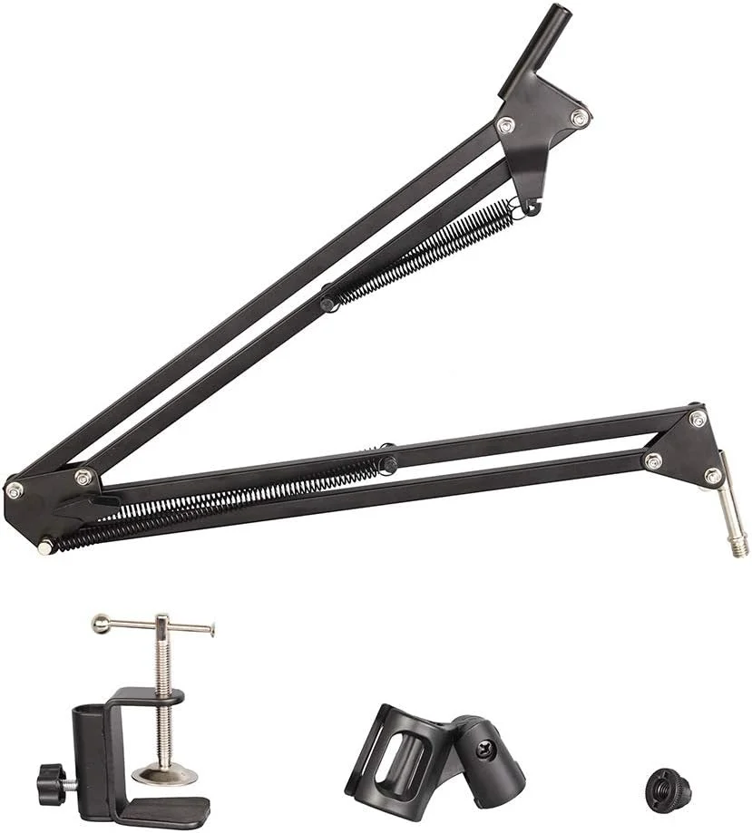 پایه رومیزی فلزی AECAM، نگهدارنده میکروفون، تک پایه تاشو، سه پایه برای وبلاگ نویسان و پخش زنده (قرمز) پایه رومیزی فلزی AECAM، نگهدارنده میکروفون، تک پایه تاشو، سه پایه برای وبلاگ نویسان و پخش زنده (قرمز)