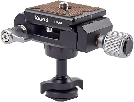 AECAM - سر توپی کوچک کفشک سرد با قابلیت استفاده دوگانه، آلیاژ آلومینیوم کفشک سرد با پیچ 1/4 اینچ برای دوربین، تلفن، فلاش اسپیدلایت، سه پایه، مونوپاد (BS2) AECAM - سر توپی کوچک کفشک سرد با قابلیت استفاده دوگانه، آلیاژ آلومینیوم کفشک سرد با پیچ 1/4 اینچ برای دوربین، تلفن، فلاش اسپیدلایت، سه پایه، مونوپاد (BS2)