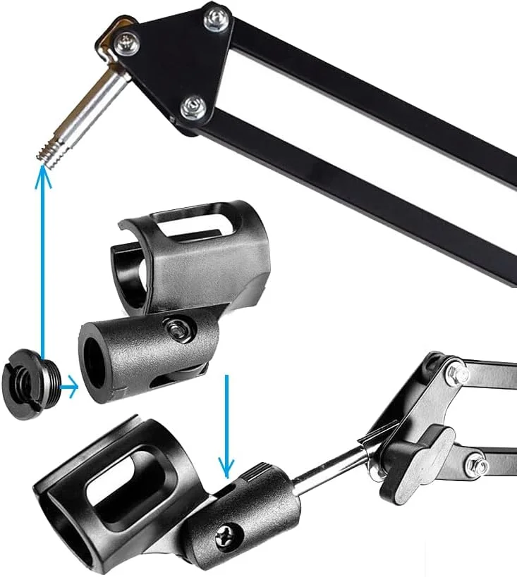 پایه رومیزی فلزی AECAM، نگهدارنده میکروفون، تک پایه تاشو، سه پایه برای وبلاگ نویسان و پخش زنده (قرمز) پایه رومیزی فلزی AECAM، نگهدارنده میکروفون، تک پایه تاشو، سه پایه برای وبلاگ نویسان و پخش زنده (قرمز)