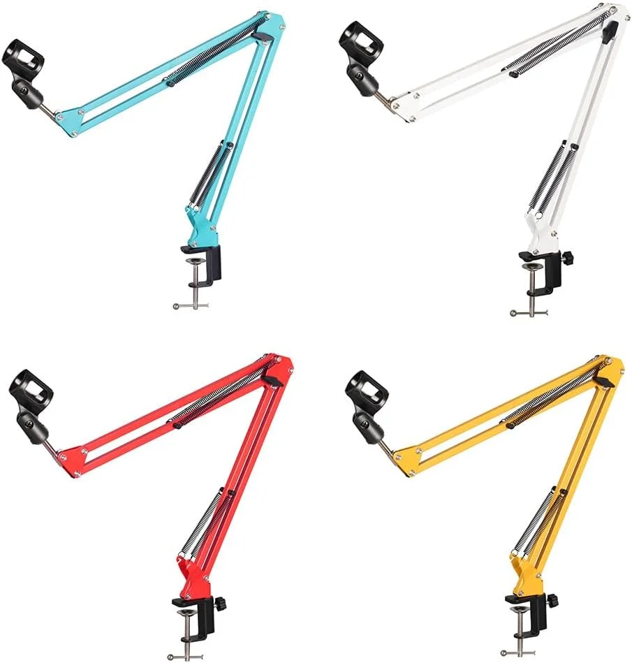 پایه رومیزی فلزی AECAM، نگهدارنده میکروفون، تک پایه تاشو، سه پایه برای وبلاگ نویسان و پخش زنده (قرمز) پایه رومیزی فلزی AECAM، نگهدارنده میکروفون، تک پایه تاشو، سه پایه برای وبلاگ نویسان و پخش زنده (قرمز)