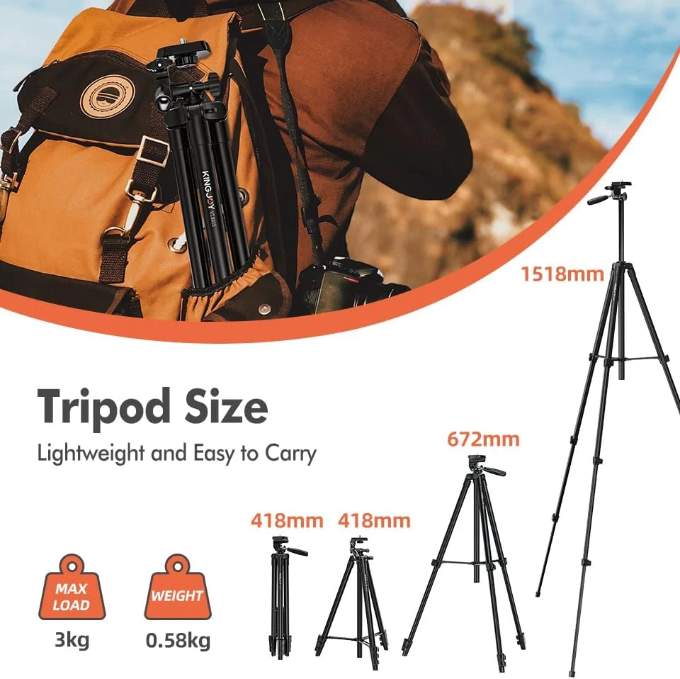 پایه نگهدارنده دوربین و گوشی موبایل AECAM - 60 اینچی سازگار با دوربین های Canon و NIKON DSLR به همراه هولدر تبلت و گوشی موبایل برای پخش زنده و نورپردازی (VT-831S) پایه نگهدارنده دوربین و گوشی موبایل AECAM - 60 اینچی سازگار با دوربین های Canon و NIKON DSLR به همراه هولدر تبلت و گوشی موبایل برای پخش زنده و نورپردازی (VT-831S)