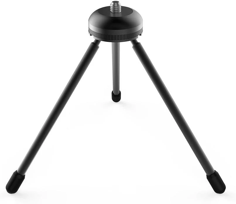 AECAM - سه پایه کوچک قابل حمل برای گوشی، سه پایه کوچک آلیاژ آلومینیوم برای دوربین، مناسب برای شیائومی، آیفون، سامسونگ، هواوی و گوشی های هوشمند (مشکی) AECAM - سه پایه کوچک قابل حمل برای گوشی، سه پایه کوچک آلیاژ آلومینیوم برای دوربین، مناسب برای شیائومی، آیفون، سامسونگ، هواوی و گوشی های هوشمند (مشکی)