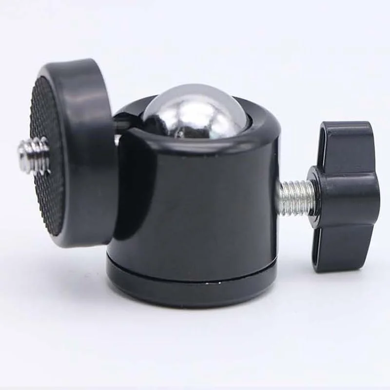 AECAM - مینی سر توپی با مانت 1/4 اینچی برای سه پایه دوربین، سر توپی برای دوربین های نیکون و کانن DSLR، پایه مانت Dsr برای سه پایه و رینگ لایت LED (سر توپی) AECAM - مینی سر توپی با مانت 1/4 اینچی برای سه پایه دوربین، سر توپی برای دوربین های نیکون و کانن DSLR، پایه مانت Dsr برای سه پایه و رینگ لایت LED (سر توپی)