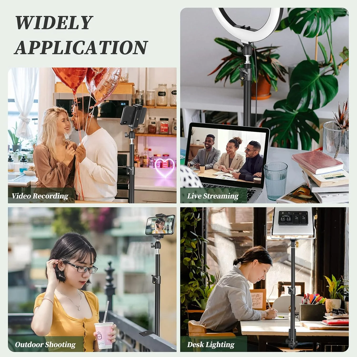 پایه نور رومیزی قابل تنظیم AECAM - SH، پایه نصب رومیزی با پیچ استاندارد 1/4، به همراه سر توپی مناسب برای رینگ لایت، ویدئو و پروژکتور (مدل C) پایه نور رومیزی قابل تنظیم AECAM - SH، پایه نصب رومیزی با پیچ استاندارد 1/4، به همراه سر توپی مناسب برای رینگ لایت، ویدئو و پروژکتور (مدل C)