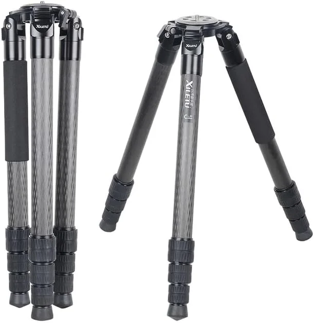 AECAM - سه پایه فیبر کربنی حرفه ای و پایدار برای عکاسی، تماشای پرندگان، دوربین های دیجیتال و فیلمبرداری به همراه پدهای شانه (فقط سه پایه L404C) AECAM - سه پایه فیبر کربنی حرفه ای و پایدار برای عکاسی، تماشای پرندگان، دوربین های دیجیتال و فیلمبرداری به همراه پدهای شانه (فقط سه پایه L404C)