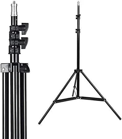 AECAM - پایه نگهدارنده سه پایه نور استودیویی فیلمبرداری 2 متری 78 اینچی با پیچ 1/4 اینچی برای سافت باکس، نگهدارنده لامپ، نور LED، فلاش (یک عدد) AECAM - پایه نگهدارنده سه پایه نور استودیویی فیلمبرداری 2 متری 78 اینچی با پیچ 1/4 اینچی برای سافت باکس، نگهدارنده لامپ، نور LED، فلاش (یک عدد)